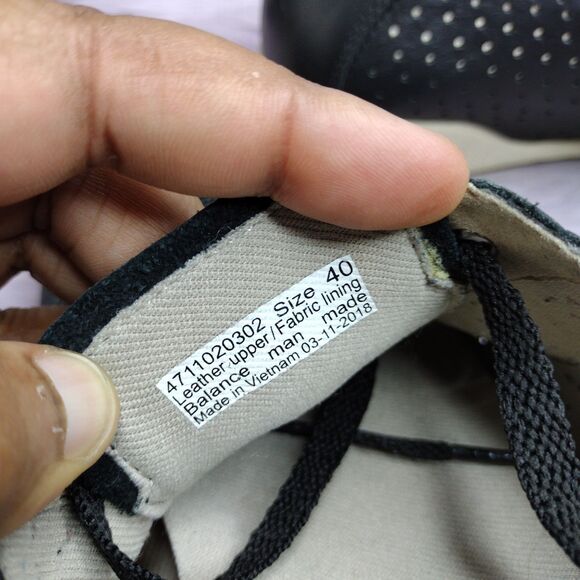 Dansko Orli Nappa Leather Perforated Sneakers Womens Size 40 US 10-10.5 Black - Picture 7 of 8